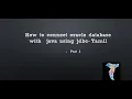 How to connect oracle database with java using JDBC - Tamil part 2