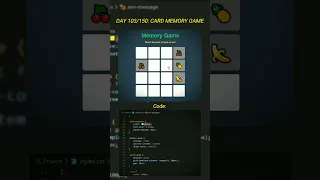 Master the Memory Game Build Your Own with HTML CSS JS