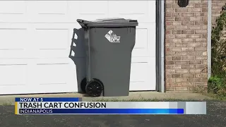 New trash carts distributed throughout Indianapolis cause confusion for residents