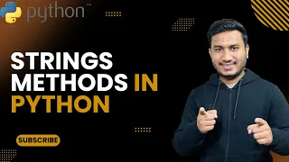 Strings Methods in Python The Complete Python Course Python Tutorial