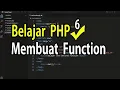 Belajar PHP Dasar Membuat Function Di PHP