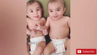 best videos of funny twin babies compilation 2 twins baby video 2020