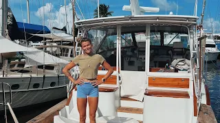 45 foot BUDDY DAVIS Express EMERGENCY Trip To MIAMI, On ONE ENGINE!! S4:E2