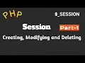 Session in php Creating Modifying and Deleting Session