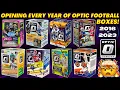 EVERY YEAR OF OPTIC FOOTBALL BOXES 2016-2023 TONS OF SICK PULLS