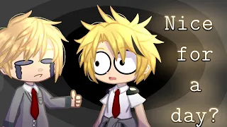 monoma being nice to 1a for a day bnha my main au gacha club