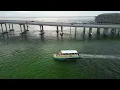 Destin FL Yellow Boat 4th of July 2023 Flyover Buccaneer Pirate Ship Fire Works Show
