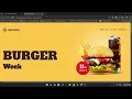 Code a Burger Website from Scratch HTML CSS JavaScript jQuery Full Show Project