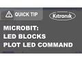 microbit MakeCode Editor - LED Blocks