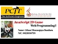 JavaScript 2D Game Development Java Institute Gihan Bandara