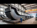 Lagu How Huge H-Beams Are Shaped in the Heavy Bending Machine. Heavy Industrial Manufacturing Documentary