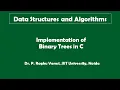 17C Implementation Of Binary Trees In C