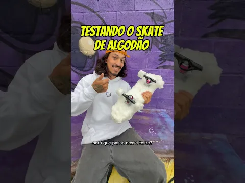 Testamos o primeiro skate de algodão do mundo ! 🛹 #skateboard #skatebrasil
