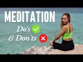 Do s and Don ts Of Meditating 21 Day Meditation Challenge For Beginners