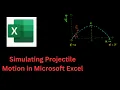 Simulating Projectile Motion in Microsoft Excel