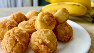 Banana frita de restaurante 🍌Sequinha e Crocante por fora macia por dentro