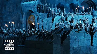 the lord of the rings the two towers the battle of helms deep clipzone heroes u0026 villains