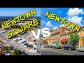 Newtown VS Newtown Square PA