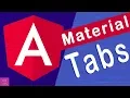 Angular Material Tabs in angular 8 Tutorial - 7