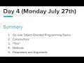 Java Workshop Lesson 4 Constructors and Methods