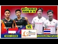 Lagu Raymond Indra/Nikolaus Joaquin vs Pharanyu/Tanadon | Thailand Masters 2026 Badminton