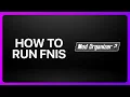 How To Run Fnis In Mod Organizer 2 Tutorial