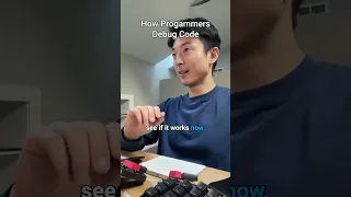 How programmers debug code