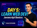 Day 5 JavaScript Essentials Variables Operators Conditionals Loops