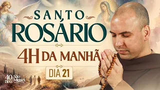Santo Rosário | 40 Dias com São Miguel Arcanjo 2026 | 03:40 | 08/09 | 21° Dia | Live Ao vivo
