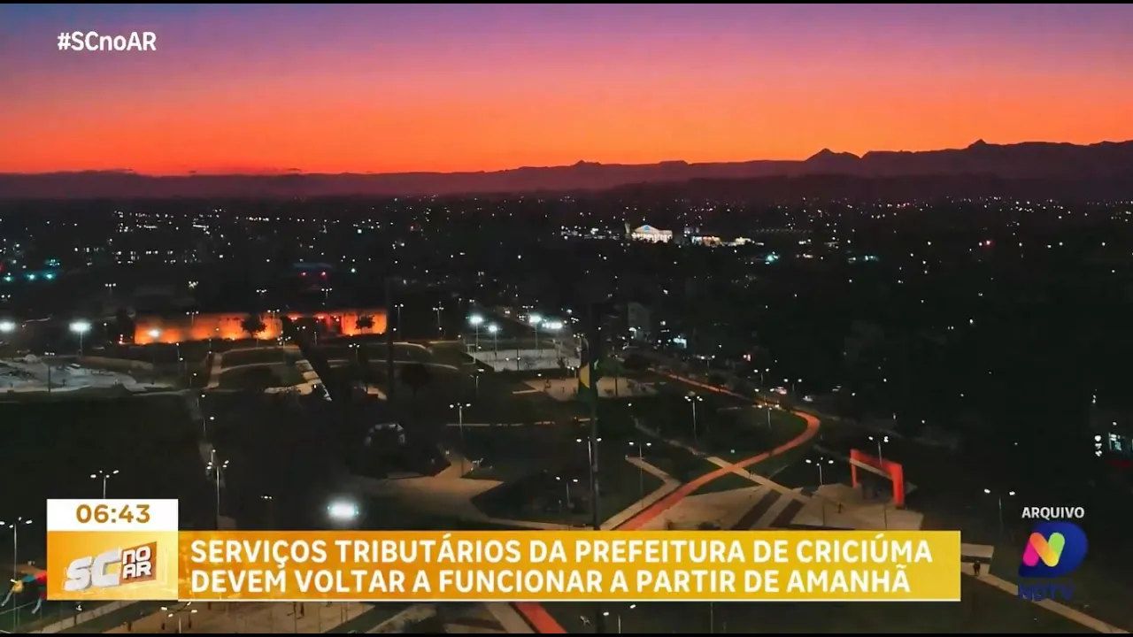 Serviços tributários da Prefeitura de Criciúma retornam às atividades a partir de terça-feira