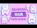How To Draw Hair Tutorial