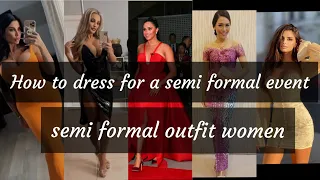 Download How to dress for a semi formal event||semi formal outfit women #monicafashiongoogle MP3