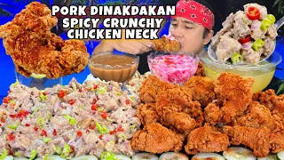 Pork DINAKDAKAN & Spicy Crunchy CHICKEN NECK asmr AMAZING FOODS!