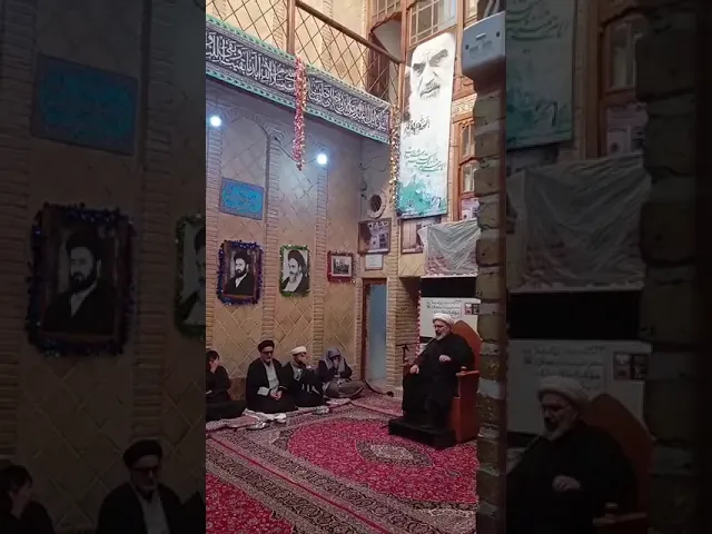 ⁣خطيب النجف الأشرف الدكتور الشيخ إبراهيم العاملي ينعى يتامى الحسين عليه السلام