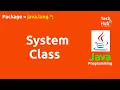 System Class in Java