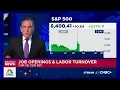 Job openings and labor turnover 7.4M vs. 7.5M estimated