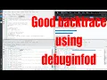 KDE create good backtrace using debuginfod tutorial - November 2022