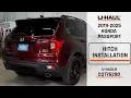 2019-2025 Honda Passport U-Haul Trailer Hitch Installation CQT76290
