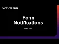 Form Notifications Novara EHS Software