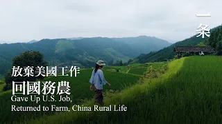 北京女孩放棄美國的工作，跑到貴州蓋房種地：靠天吃飯很踏實 Gave up U.S. job, returned to farm, China rural life