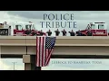 19 May 2021 Police honor escort from Lubbock to Amarillo Texas