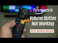 Amazon Firestick Remote Volume Buttons Not Working 100 Working Method