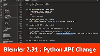 Blender 2 91 Python API Change How to keep addons compatible