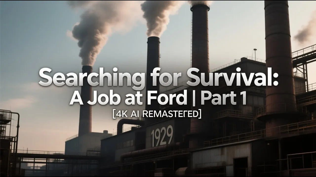 Searching for Survival: A Job at Ford | Part 1 [4K AI Remastered]