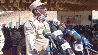 كلمة عبدالرحيم دقلو في مشروع ختام العام التدريبي أحفاد تهراقا 