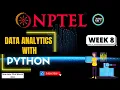 NPTEL Data Analytics with Python Week 8 Quiz Assignment Solutions Jan 2022 IIT Roorkee