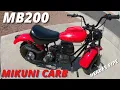 MB200 minibike Top speed with a Mikuni carburetor and header pipe
