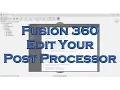 Fusion 360 Post Processing
