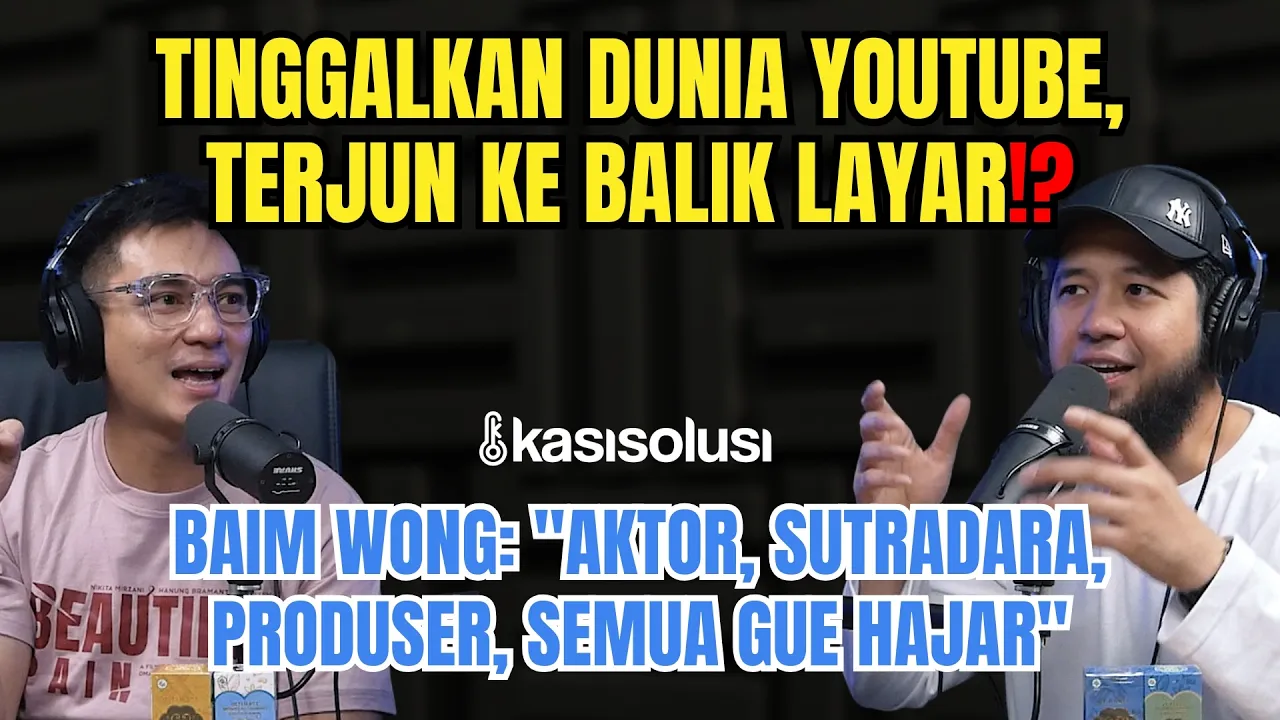 Tinggalkan YouTube & Beralih di Balik Layar⁉️Baim Wong Bongkar Alasan di Balik Semua Keputusannya
