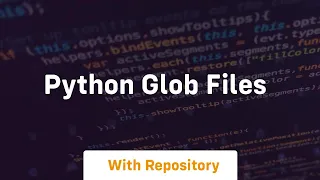 python glob files